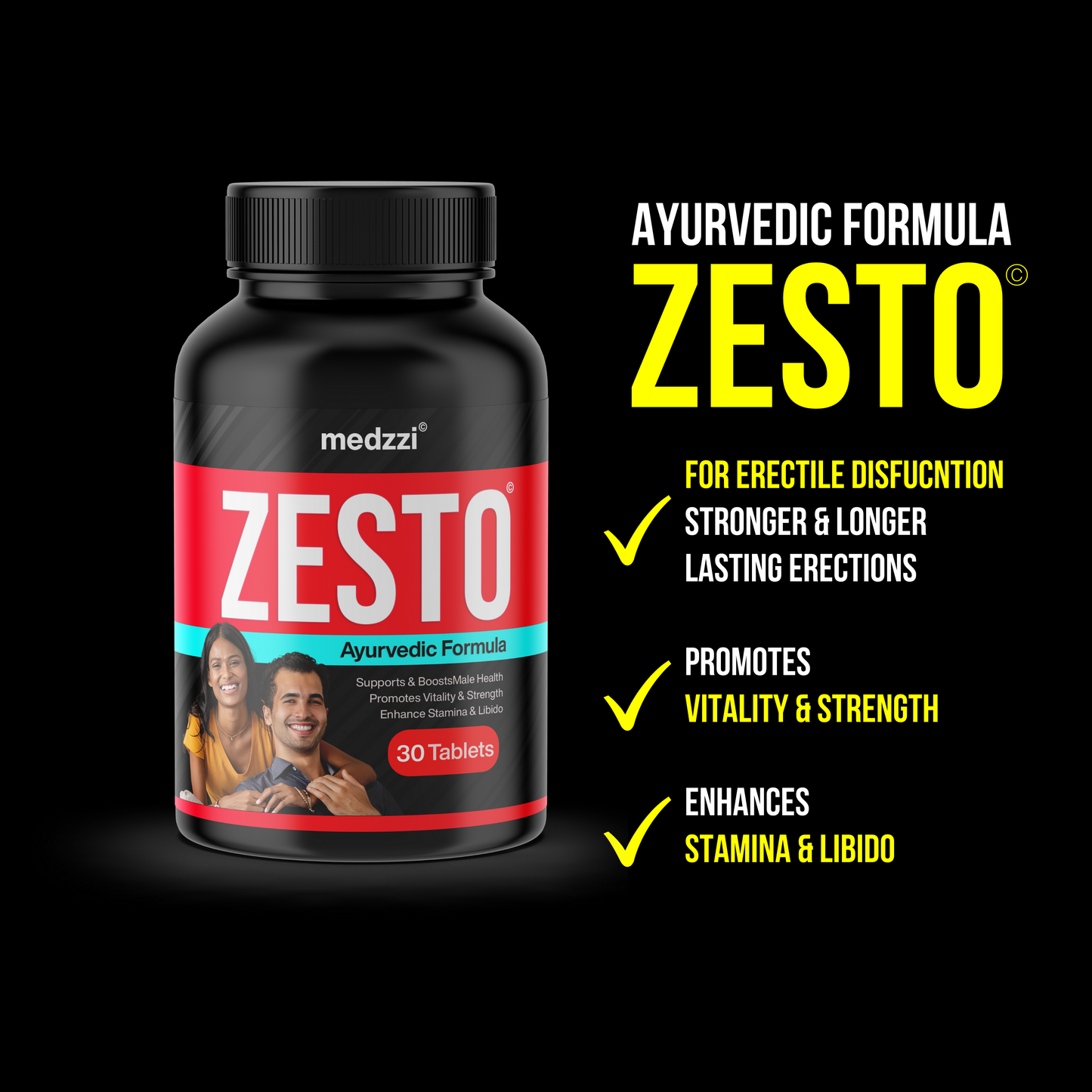 Zesto Vitality Booster | Men's Health Natural Formula