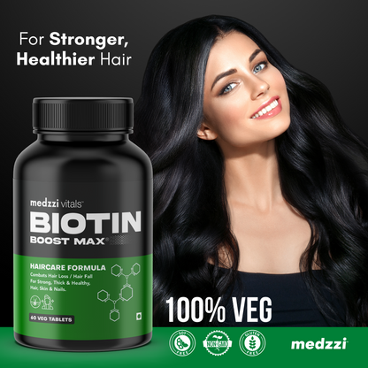 medzzi Vitals Biotin Boost Max