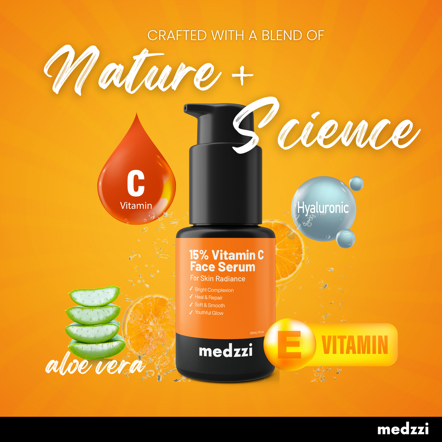 Vitamin C 15% Face Serum | For Skin Brightening