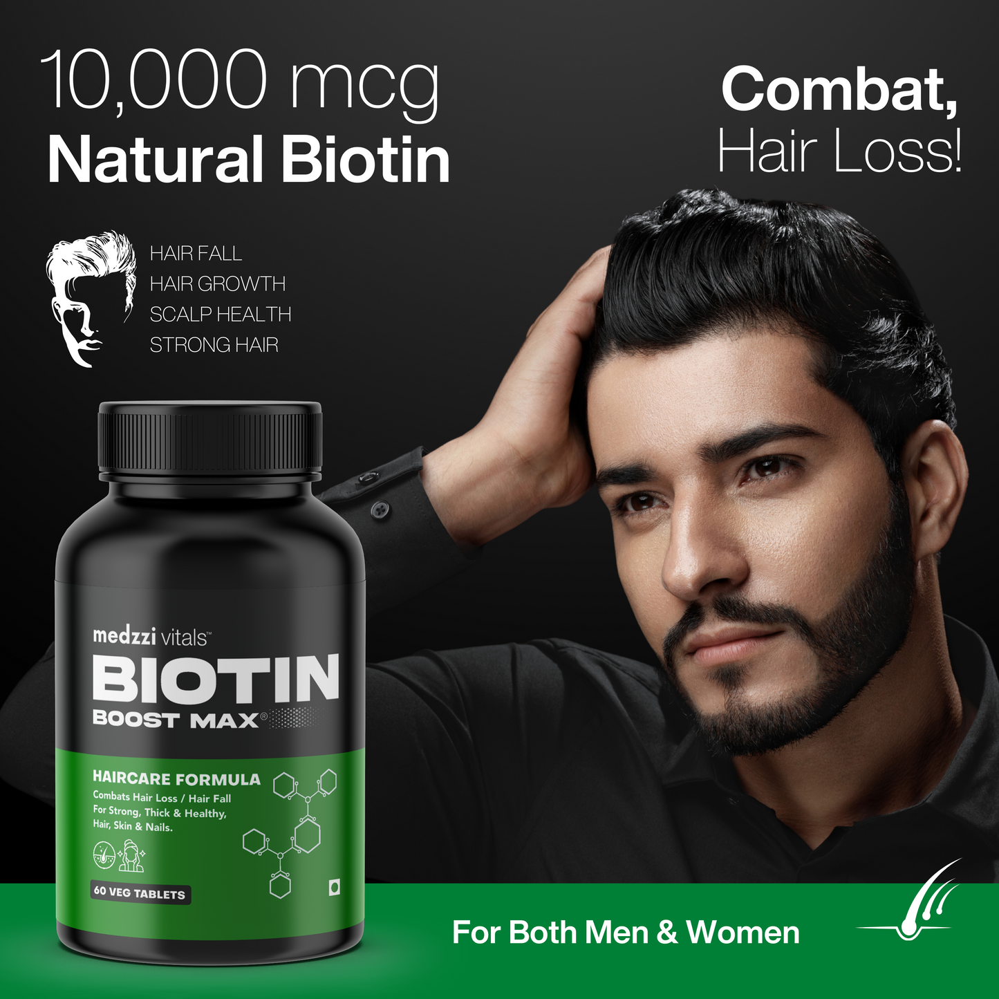 medzzi Vitals Biotin Boost Max