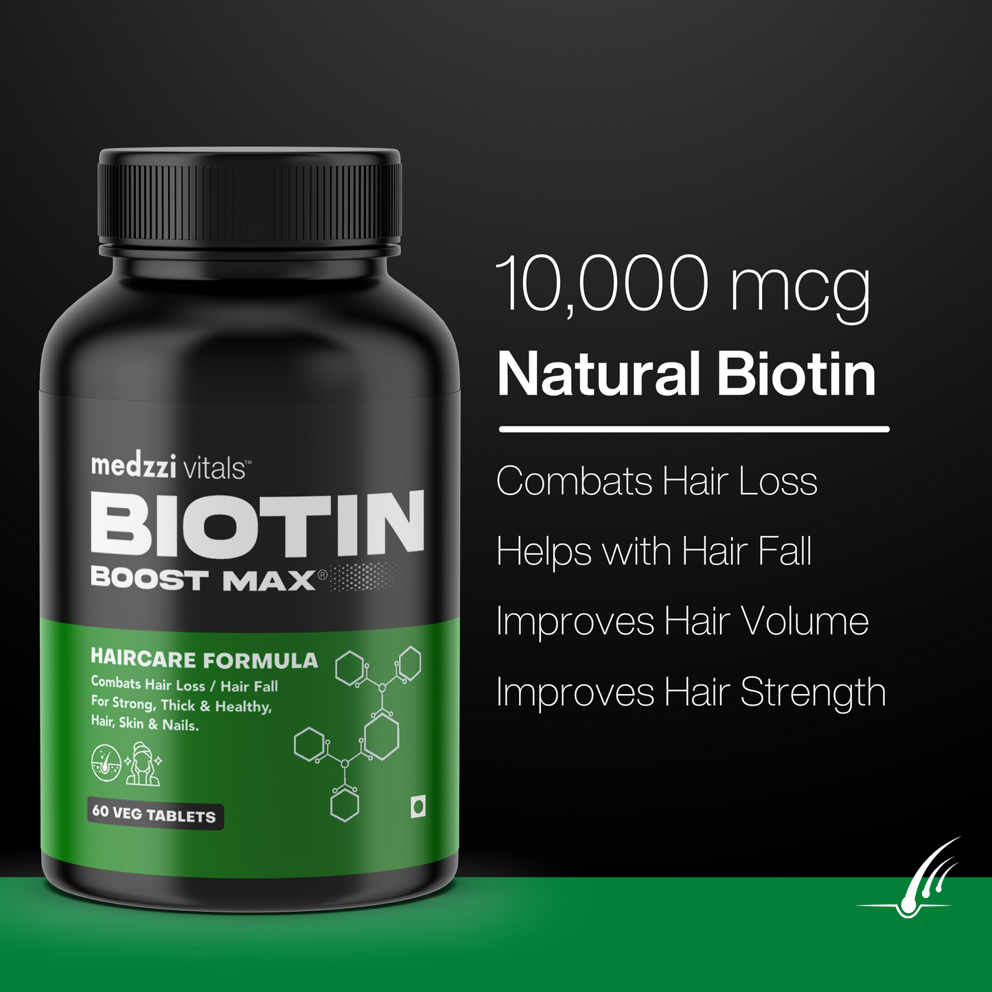 medzzi Vitals Biotin Boost Max