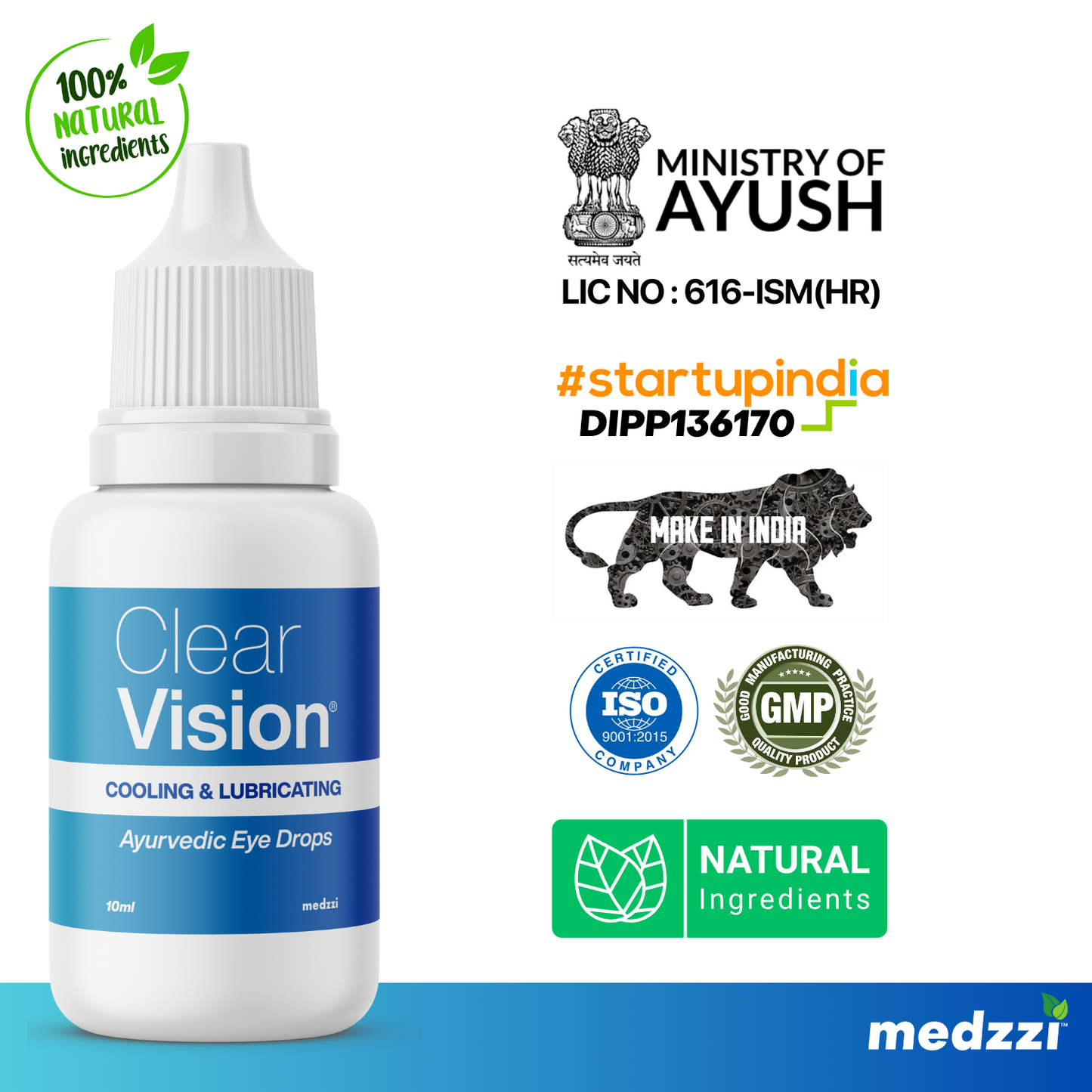 Clear Vision Eye Drops 10ml